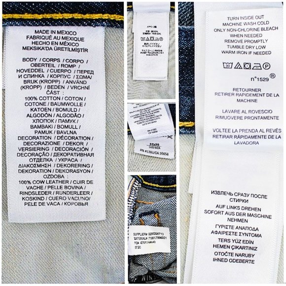 Polo Ralph Lauren Men's Blue Patch The Sullivan Slim Fit Distressed Jeans 32x30 - Picture 16 of 16